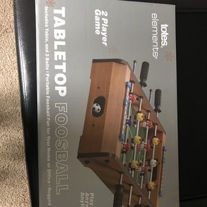 Foosball tabletop